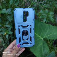 Funda Uso Rudo Protección de Cámara Deslizante para Xiaomi Redmi 9 (LC)