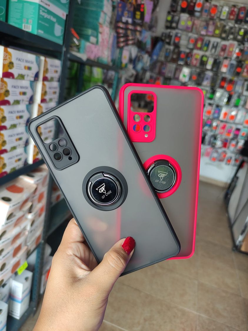 Funda Uso Rudo Con Anillo Metal Para Xiaomi Redmi Note 11 / Note 11S